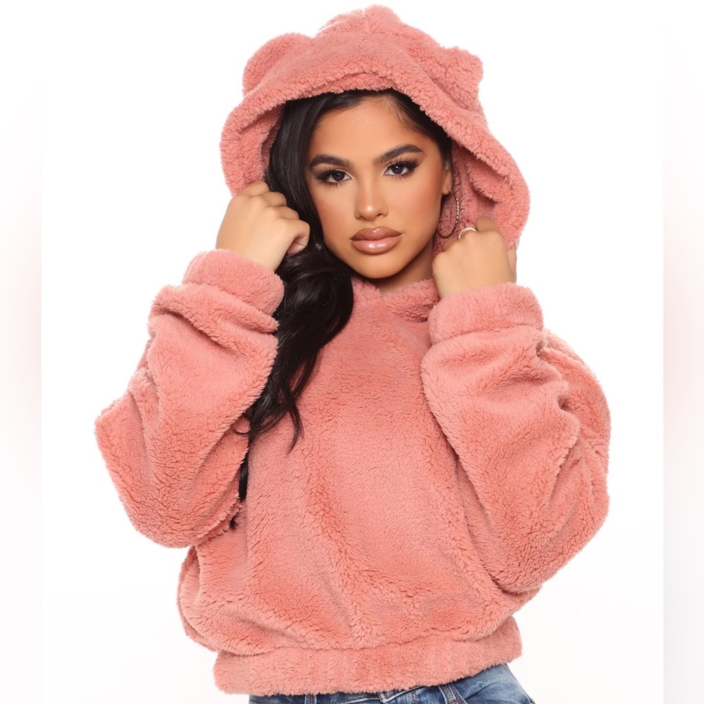 Teddy Bear Pullover Jacket